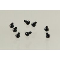 Innensechskant Linsenkopf-Schrauben - M2,5x6 mm (8)