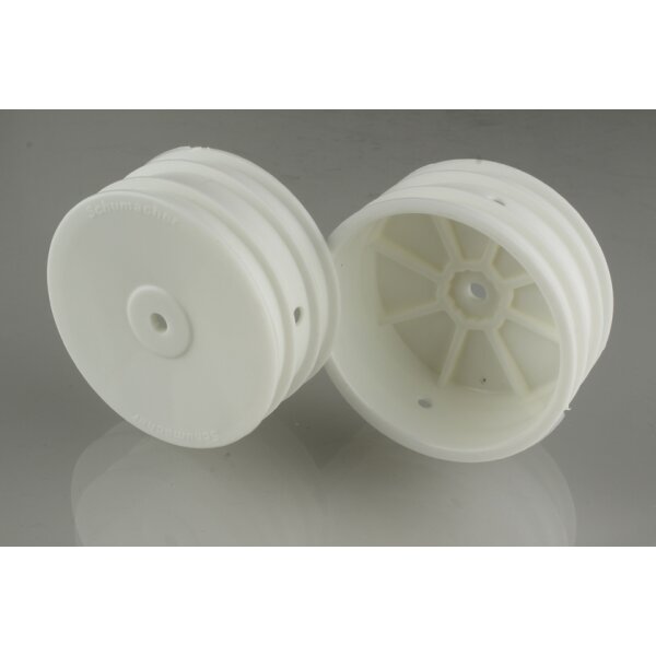 1:10 Felgen Offroad Front 4WD Flexlite - 12mm Sechskant - weiß (2)