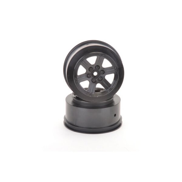 1:10 Short Course Felge schwarz +3mm offset (2) 12mm Sechskantmitnehmer