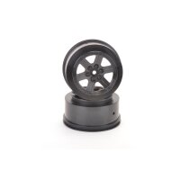 1:10 Short Course Felge schwarz +3mm offset (2) 12mm...