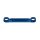 Team Associated RC8B4.1 Upper Link Mount, angled, blue aluminum