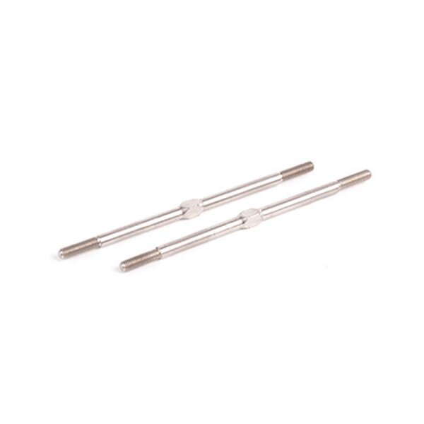 Titanium Turnbuckle - 76mm - Silver - (pr)