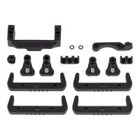 Team Associated RC10B7 Battery Mount, Fan Mount, Servo Mount