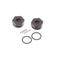 Alloy Wheel Hex 7.5mm (+1.5) Black pr - ST2