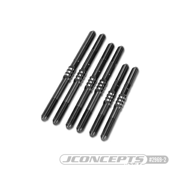 JConcepts Schumacher Cougar LD3 Fin turnbuckle kit - stealth black