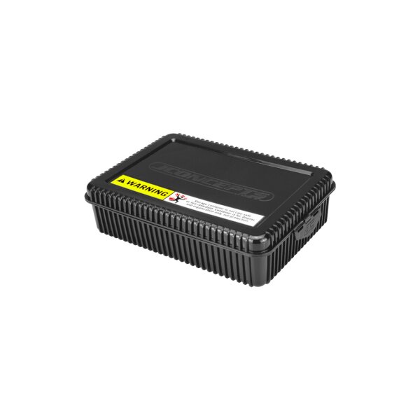 Jconcepts Shorty storage box w/ foam liner - black