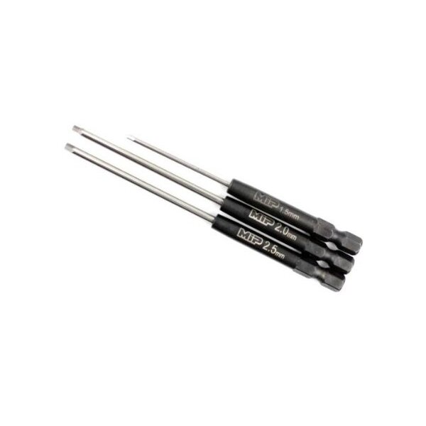 MIP Speed Tip Hex Driver Wrench Insert Set, Metric (1.5mm | 2.0mm | 2.5mm)