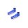 Revolution Design B6.3 | T6.2 | SC6.2 Aluminium Steering Bellcrank Set (blue)