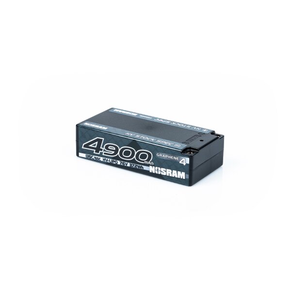 NOSRAM HV Stock Spec Shorty GRAPHENE-4 4900mAh Hardcase Akku - 7.6V LiPo - 135C/65C