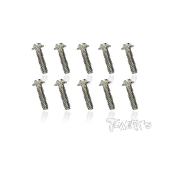 T-Work´s 64 Titan Schraube Innensechskant UFO M3 x 12,0mm (10)