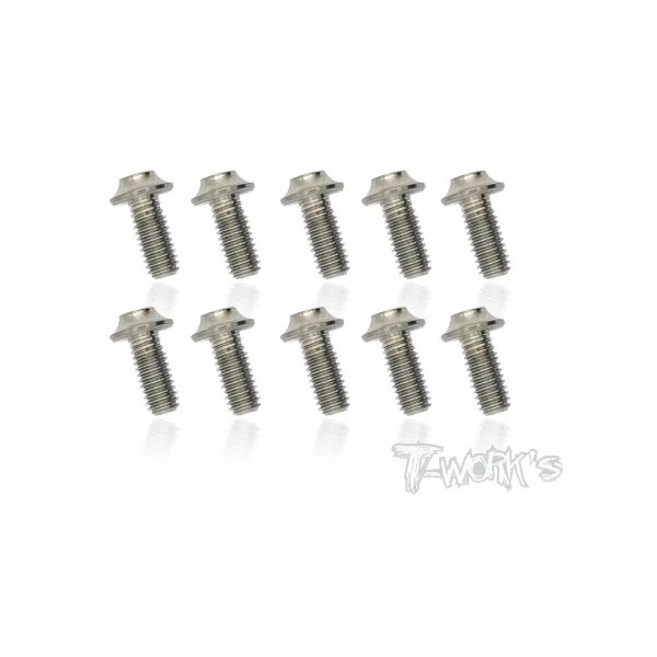 T-Work´s 64 Titan Schraube Innensechskant UFO M3 x 8,0mm (10)