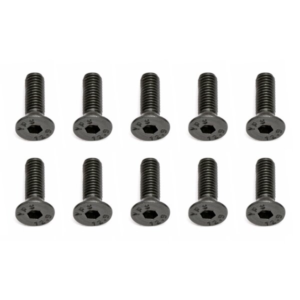 Team Associated Screws, 3x10 mm FHCS