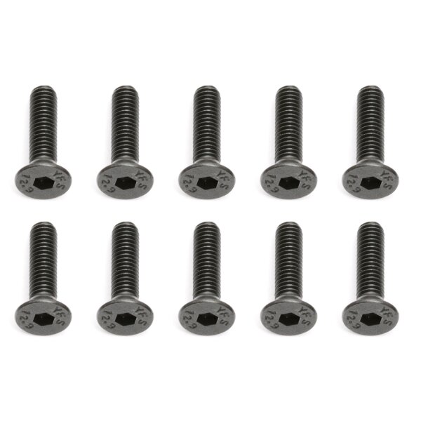 Team Associated Screws, 3x12 mm FHCS