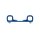 Team Associated RC10B7 FT -1 Deg Aluminum Arm Mount C, 3-Gear Gearbox