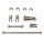 Revolution Design B84 Lightweight Center Driveline Set (For Decoupled Slipper | Forward Motor Position | 10.5T/13.5T Stock Class)