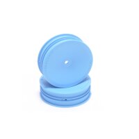Wheel; Hex - Front Slim - 2WD - Blue - pr