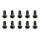 Team Associated Screws, 2.5x0.45x6 mm BHCS