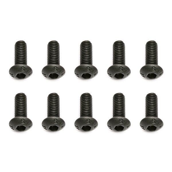 Team Associated Screws, 3x0.5x8 mm BHCS