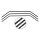 Team Associated RC10T6.1 Front Anti-roll Bar Set