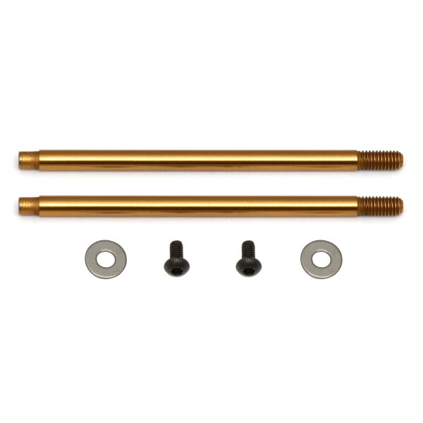 Team Associated 3x35 mm Shock Shafts (V2), TiN