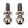 Team Associated FT HD Titanium Ballstuds, 4mm