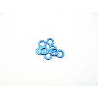 Hiro Seiko 3mm Alloy Spacer Set (1.0mm) [Y-Blue]