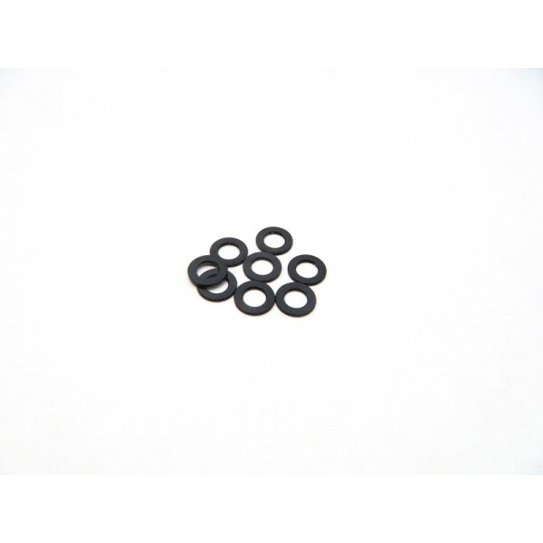 Hiro Seiko 3mm Alloy Spacer Set (1.0mm) [Black]