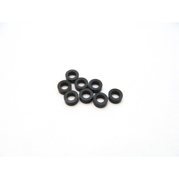 Hiro Seiko 3mm Alloy Spacer Set (1.5mm) [Black]