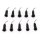 RUDDOG CA Glue Curved Steel Tips Medium (10pcs)