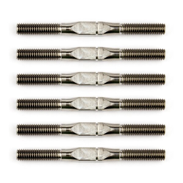 Team Associated FT 1:14 Titanium Turnbuckle Set, silver