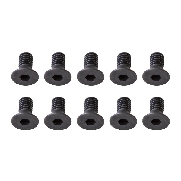 Team Associated Screws, M2.5x8mm FHCS, 2mm hex