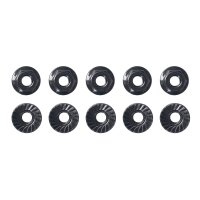 Team Associated M4 Low Profile Serrated Steel Wheel Nuts