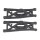 Team Associated RC10T6.2 FT Front Suspension Arms, gull wing, carbon fiber