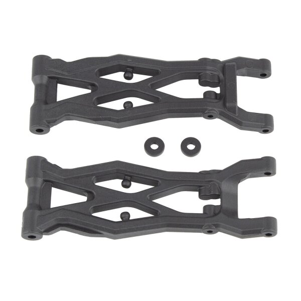 Team Associated RC10T6.2 FT Rear Suspension Arms, gull wing, carbon fiber