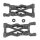 Team Associated RC10B6.3 FT Rear Suspension Arms 73mm, carbon fiber