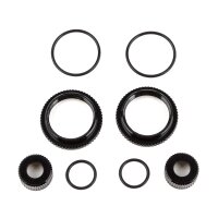 Team Associated 13mm Shock Collar and Seal Retainer Set,...