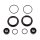 Team Associated 13mm Shock Collar and Seal Retainer Set, black aluminum