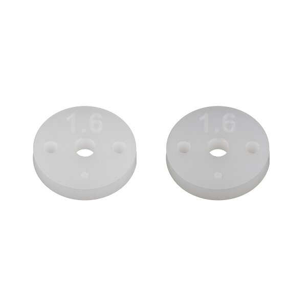 Team Associated FT 13mm Shock Pistons, 2.5mm, 2x1.6