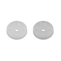 Team Associated FT 13mm Shock Pistons, 2.5mm, 2x1.6
