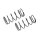 Team Associated 13mm Front Shock Springs, blue 3.6lb/in, L44, 6.75T, 1.2D