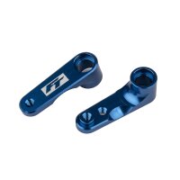Team Associated B7 | B6.4 FT Steering Bellcranks, blue...