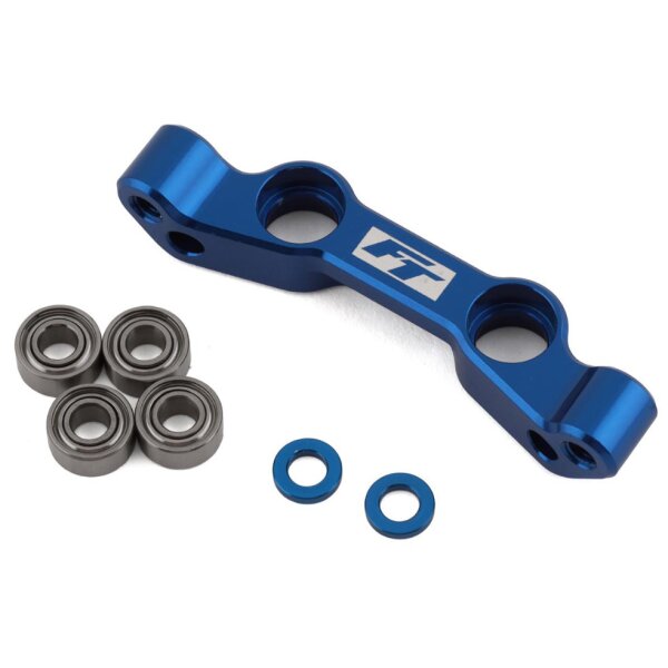 Team Associated B7 | B6.4 FT Steering Rack, blue aluminum