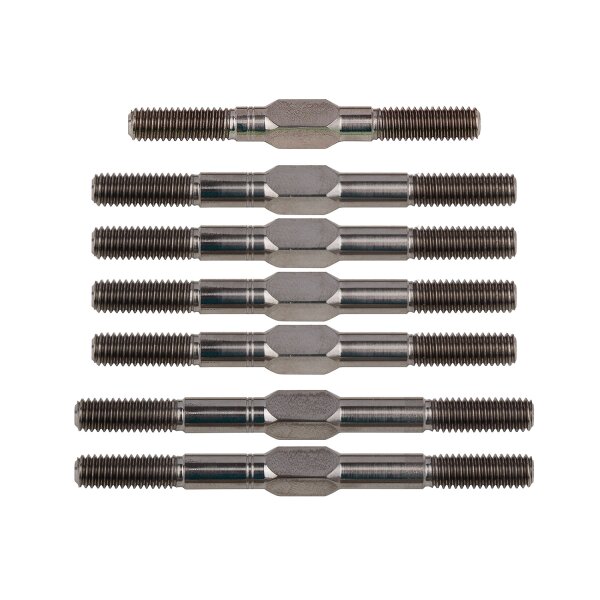 Team Associated RC10B74.2 FT Titanium Turnbuckle Set, 3.5mm