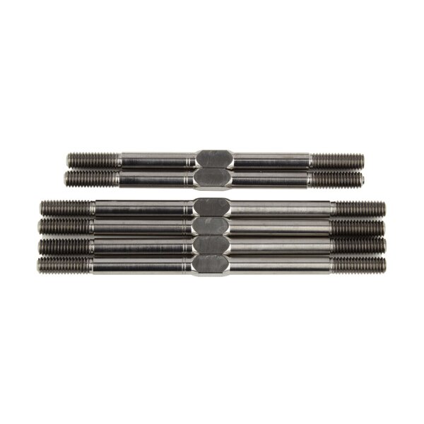 Team Associated T6.4 | T6.2 FT Titanium Turnbuckle Set, 3.5mm