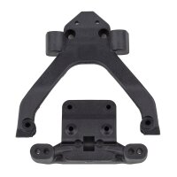 Team Associated RC10B6.4 FT Front Top Plate and Ballstud...