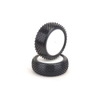 Mezzo Tyre Front 4WD - Yellow - Pre-Glued - pr