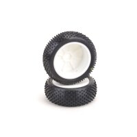 Mezzo Tyre Front 4WD - Yellow - Pre-Glued - pr