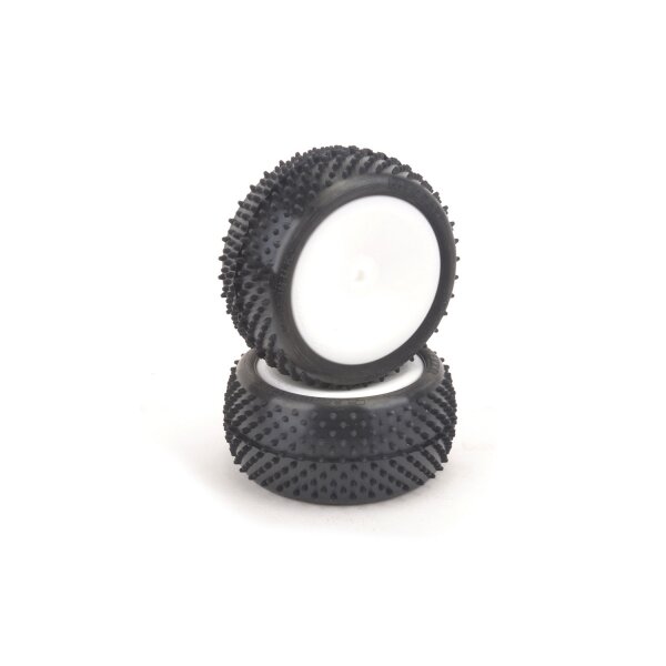 Mezzo Tyre Rear - Yellow - Pre-Glued - pr