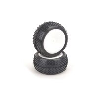 Mezzo Tyre Rear - Yellow - Pre-Glued - pr