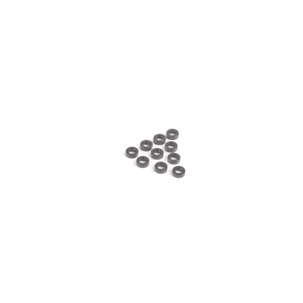 M3 Black Alloy Washers 2.00mm (pk10)